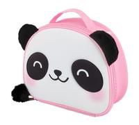 Polar Gear Bolsa de almuerzo sensorial con forro fácil de limpiar, EVA, panda blanco y negro