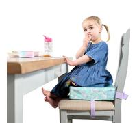 Polar Gear - Cojín elevador para bebé, asiento elevador ligero para niños a partir de 3 años, lavable a máquina, correas ajustables, asiento elevador de espuma de 8 cm de grosor, silla de comedor,