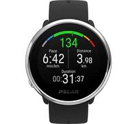 Polar Ignite - Reloj Inteligente de Fitness con GPS Integrado, Smartwatch, Pulsera Deportiva Sumergible con Sensor de Pulso óptico en la Muñeca, Guía de Entrenamiento, Tamaño M/L, Negro y Plateado