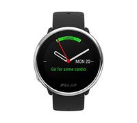 Polar Ignite - Reloj Inteligente de Fitness con GPS Integrado, Smartwatch, Pulsera Deportiva Sumergible con Sensor de Pulso óptico en la Muñeca, Guía de Entrenamiento, Tamaño M/L, Negro y Plateado