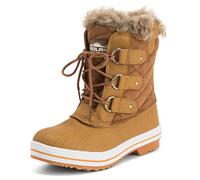 Polar Mujer Acolchado Corto Pato Forrada De Piel Cordones Nieve Invierno Bota - TAS UK9/EU42 - AYC0019