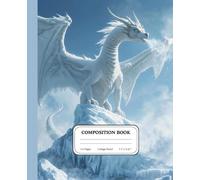 Polar Myth Dragon Notebook | College Ruled Journal | Icy Fantasy Cover Design | Writing & Notes Book: Ancient power captured on every page