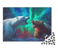 Polar Oso Puzzles Imposible,desafío para Adultos 1000 Piezas Obra De Arte De Juego De para Adultos Y Niños A Partir De 12 Años 70x50cm/1000pcs