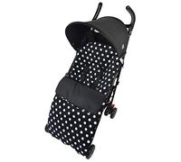 Polar pattern saco/Cosy Toes Compatible con Quinny lunares negro
