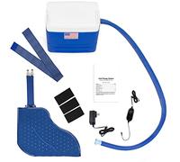 Polar Products Active Ice 3.0 Sistema de máquina de hielo para terapia de frío con temporizador programable, almohadilla de compresión para terapia de pies, enfriador ligero de 9 cuartos de galón