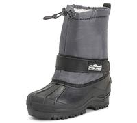 Polar Unisexo Niños Ponerse Cordón Cierre Nylon Nieve Lluvia Botas De Piel - GRE37 - AYC0157