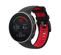 Polar Vantage V Titan, Reloj Premium con GPS y Frecuencia Cardíaca. Caja de Titanio, Multideporte y Perfil de Triatlón, Potencia de Running, Batería Ultra Larga, Resistente al Agua, M/L, Negro y Rojo