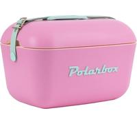 Polarbox Caja refrigeradora de 12L, Nevera portátil, Caja refrigeradora grande, Para picnics, playa, camping, jardín, Caja de almacenamiento refrigerado - Rosa chicle cian pop