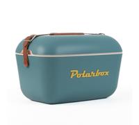 Polarbox Nevera clásica con Correa de Piel rígida, Aislante, para Playa, Picnic, Fiesta, Tapa Convertible, Polipropileno, Azul Marino, 12 l, 40 x 25,8 cm