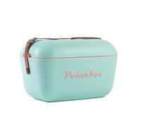 Polarbox Nevera de 20 l, diseño retro, para camping, picnic, vintage, color verde y marrón