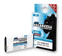 PolarCell Batería NFC para Samsung Galaxy S5 Mini SM-G800F | DuoS SM-G800H | sustituye a la batería Original EB-BG800BBE | 2250mAh | Celdas de Calidad A+ seleccionadas | EB-BG800BBC