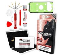 PolarCell Batería para Samsung Galaxy S10 Plus | S10+ SM-G975F con juego de herramientas y adhesivo de marco | 4300mAh | 200mAh más capacidad que la batería original | celdas de calidad A+