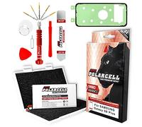 PolarCell Batería para Samsung Galaxy S8 Plus | S8+ SM-G955F | sustituye a EB-BG955ABE | con herramientas y adhesivo para marco en juego profesional | 3700mAh fuerte batería | celdas de calidad A+