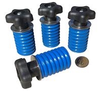 Polaris Lock & Ride pomo Tie Down - Kit de Anclaje para Juego de 4 Cierre y Ride pomo Anclajes para Ranger y General del UTV ATV de por GripPro ATV Anclajes