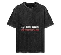 Polaris Racing Mens T-Shirt Black Unisex Top tee M