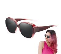 Polarised Sunglasses Mens Sports - Marco de PC 61 x 52 mm Lens Size | Polarised Fit Over Glasses Sunglasses, Fitover Wrap Around Eyewear | Protection Anti-Glare Wrap Around Eyewear For Driving Fishing