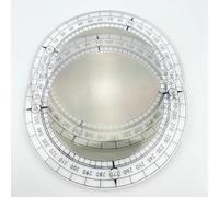 Polarizador óptico para kit de experimento de polarización de luz, equipo de enseñanza de física, herramientas de laboratorio de ciencias con placa de interferencia, polarización de color (color)