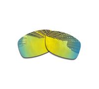 Polarized Replacement Lens fit Oakley (4+1) 2 Fives Squared/Fives Squared Asian Fit(AF OO9214 Sunglass-Anti-Scratch|Impact-Resistant|Perfectly Fit(1.5MM-Gold-Polarized)