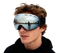 Polarized Ski Goggles, Anti-Fog Snow Eyewear, 7,8 x 3,5 pulgadas Lens with Full UV Protection, Scratch-Resistant Policarbonato Goggles, Winter Sports Ajustable Strap, for Men Women Youth Outdoor