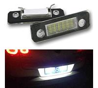 PolarLander Car LED License Plate Lights Bulb Kit Error Gratis 12V 18SMD LED License Number Plate Lamp para Mondeo / MK2 para Fiesta MK5
