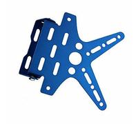 PolarLander la Motocicleta Ajustable Registro Titular de la Placa de Soporte Universal Azul