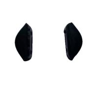 POLARLENS Kit de almohadillas nasales de goma negra de repuesto para gafas de sol Oakley Turbine, Black