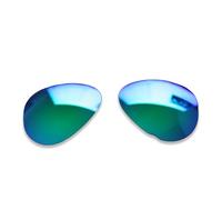 Polarlens Lentes de repuesto polarizadas para RayBan Aviator RB 3026 de 62 mm, compatibles con gafas de sol Ray Ban Aviator RB3026 de 62 mm, verde, Talla única
