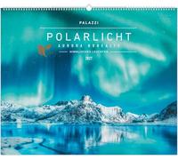 Polarlicht 2027: Wandkalender 60x50 cm mit 12 faszinierenden Aufnahmen des Nordlichts