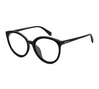 Polaroid 4082 / F/S Diseñador Gafas de Lectura Brillo Negro Gema Cristal Acentos