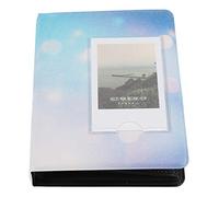 Polaroid album 64 Pockets Shell Album for Fujiflim 7s/8/25/50s/90,Polaroid Camera 3-inch Film, blue light spot, polaroid album