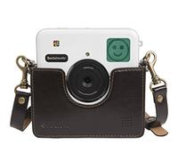 Polaroid Custom Design - Cuna de Piel para Polaroid SOCIALMATIC (Incluye Correa extraíble), Color marrón