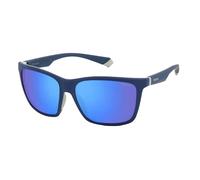 Polaroid Hombre PLD 2126/S XW0/5X Gafas de sol Plástico Azul/Gris Azul Cuadrada Espejo