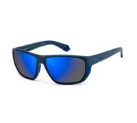 Polaroid PLD 7057/S FLL/5X Gafas de sol Blu Specchiato