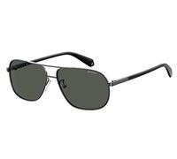 Polaroid Hombre PLD 2074/S/X KJ1/M9 Gafas de sol Metal Plata Gris Cuadrada