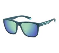 Polaroid GAFAS DE SOL PLD 2155/S MATTE TEAL (GREYGREEN MIRROR POLARIZED) 57/140/17 POLYCARBONATE PARA HOMBRE