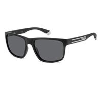 Polaroid Hombre PLD 2157/S 003/M9 Gafas de sol Plástico Negro Gris Cuadrada Polarizado