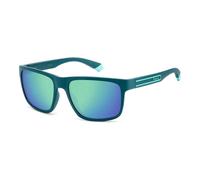 Polaroid GAFAS DE SOL PLD 2157/S MATTE TEAL (GREYGREEN MIRROR POLARIZED) 57/135/18 POLYCARBONATE PARA HOMBRE