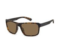 POLAROID PLD 2158/S Gafas de Sol, Matte Brown Havana, 58 para Hombre