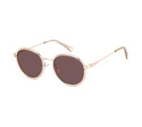 Polaroid Unisex PLD 4173/G/S/X DDB/KL Gafas de sol Metal Oro Violeta Redonda Polarizado