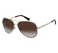 Polaroid Gafas de Sol PLD 6012/N/NEW Gold/Brown Shaded 56/14/140 unisex