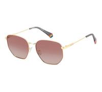 POLAROID GAFAS DE SOL PLD 6214/S/X GOLD PINK (RED SHADED POLARIZED) 56/145/17 STAINLESS STEEL PARA UNISEX ADULTO