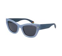Polaroid gafas de sol pld 6237/s/x azure/blue polarized 52/20/140 muje