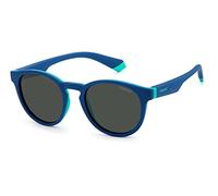 Polaroid Gafas de Sol PLD 8048/S JUNIOR Light Blue Green/Grey 45/18/130 unisex
