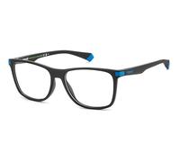 Polaroid Hombre Polaroid PLD D514 0VK Monturas ópticas Plástico Negro opaco/azul Cuadrada