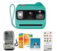 Polaroid Go Generation 3 - Paquete de cámara instantánea con película Go Color, 16 exposiciones, funda rígida protectora, correa de muñeca, cable USB-C y accesorios para fotografía instantánea (verde