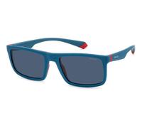 Polaroid Hombre PLD 2134/S CLP/C3 Gafas de sol Plástico Verde Cascada Multicolor Cuadrada Polarizado