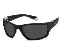 Polaroid Hombre PLD 2135/S 08A/M9 Gafas de sol Plástico Negro/Gris Gris Cuadrada Polarizado