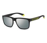 Polaroid Hombre PLD 2149/S 71C/EX Gafas de sol Policarbonato Negro Plata Cuadrada Polarizado