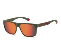 Polaroid Hombre PLD 2149/S TBO/OZ Gafas de sol Policarbonato Verde Rojo Cuadrada Polarizado Sombreado
