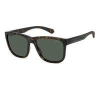 Polaroid Hombre PLD 2155/S HGC/UC Gafas de sol Policarbonato la Habana Verde Cuadrada Polarizado